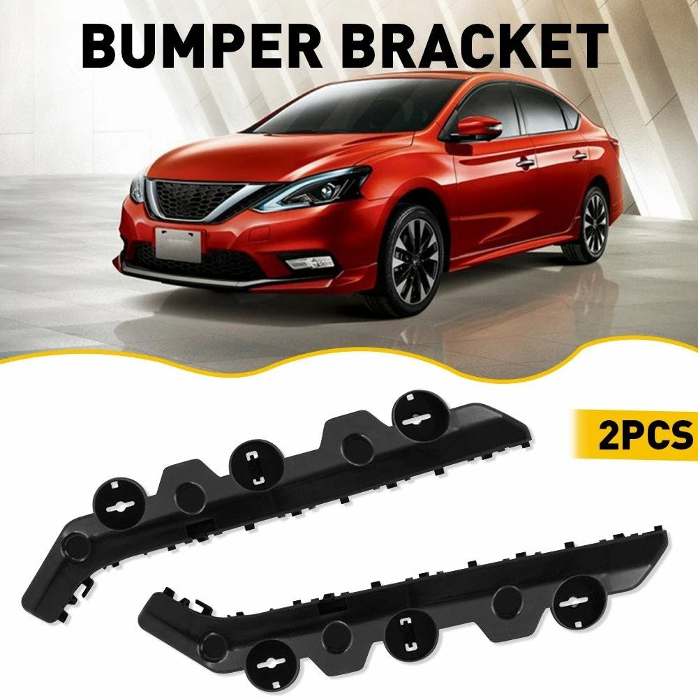 Set of 2 Front Bumper Brackets Retainers for Nissan Sentra (2016–2019)