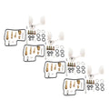 Set of 4 Carburetor Repair Kits for Honda VF750C V45 Magna (1982–1983)