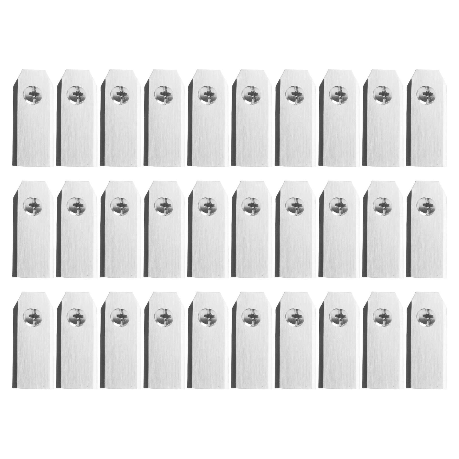 Set of 9 Rustproof Lawn Mower Blade Accessories for