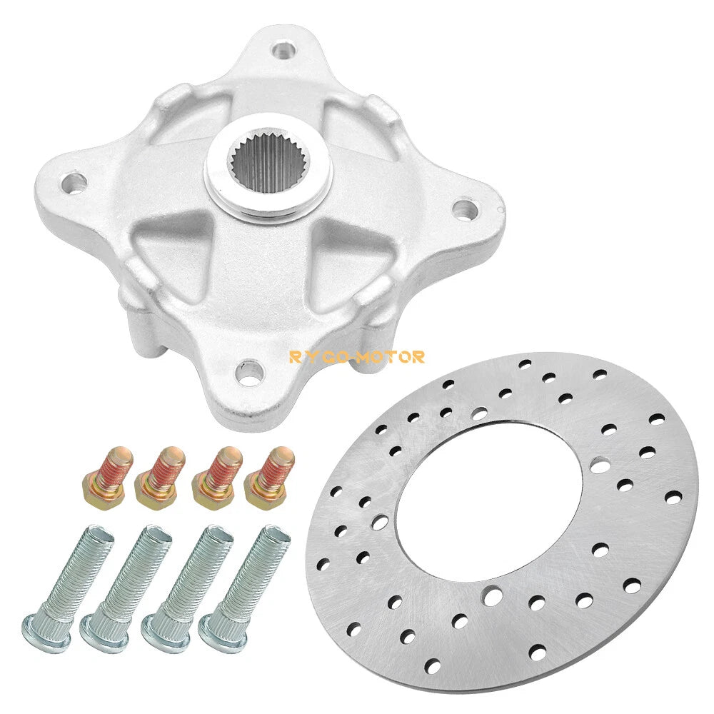 Rear Wheel Hub & Brake Rotor & Studs for Polaris RZR 570/800 (2008–2019)