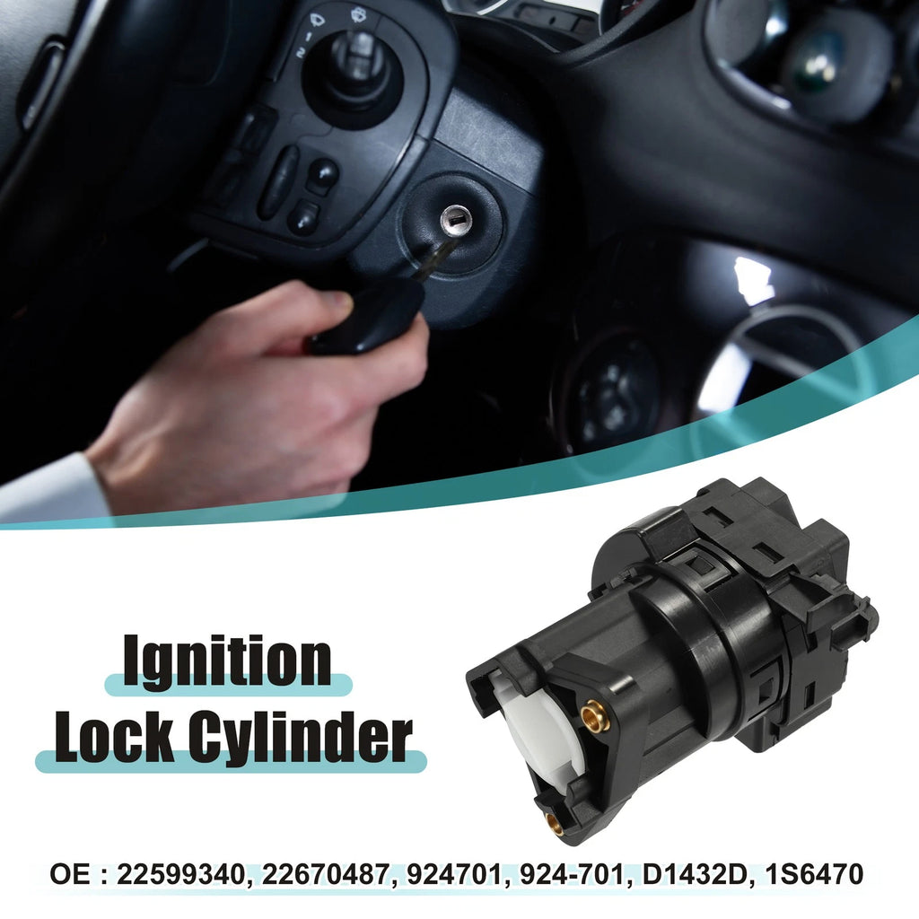 Ignition Switch Cylinder Lock Assembly for Chevrolet Impala (2000–2005) 22599340 718844734295