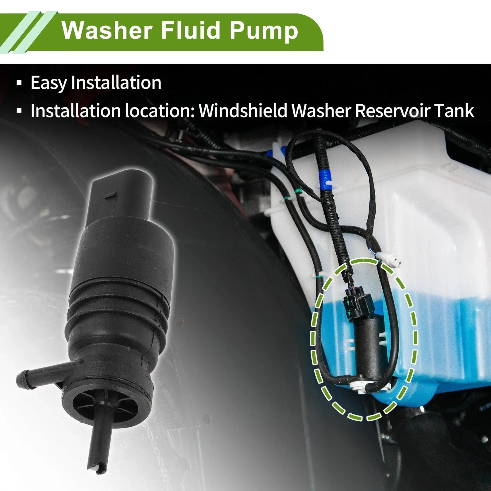 Windshield Washer Pump w/Grommet for BMW 228i