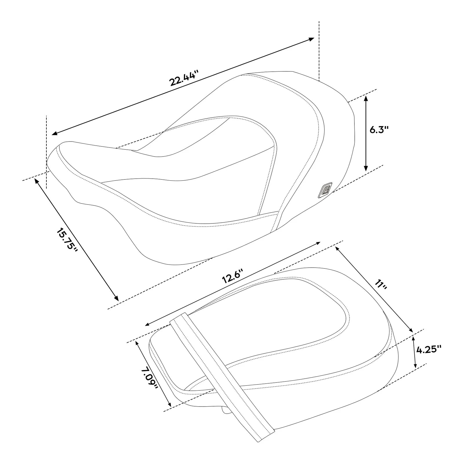 Heated Seats for Harley Touring Street Glide (2009–2023)