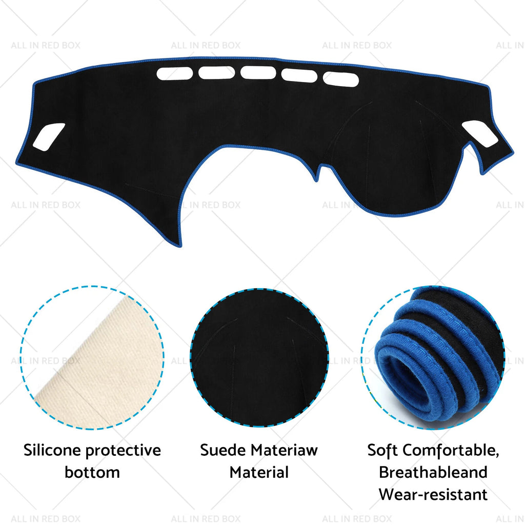 Non-Slip Dash Mat for BMW 1 Series F20 (2012–2017) Black Blue