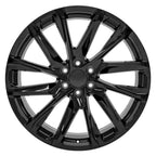 24in Gloss Black Wheel Replacement for 2003–2014 Chevy Express 1500