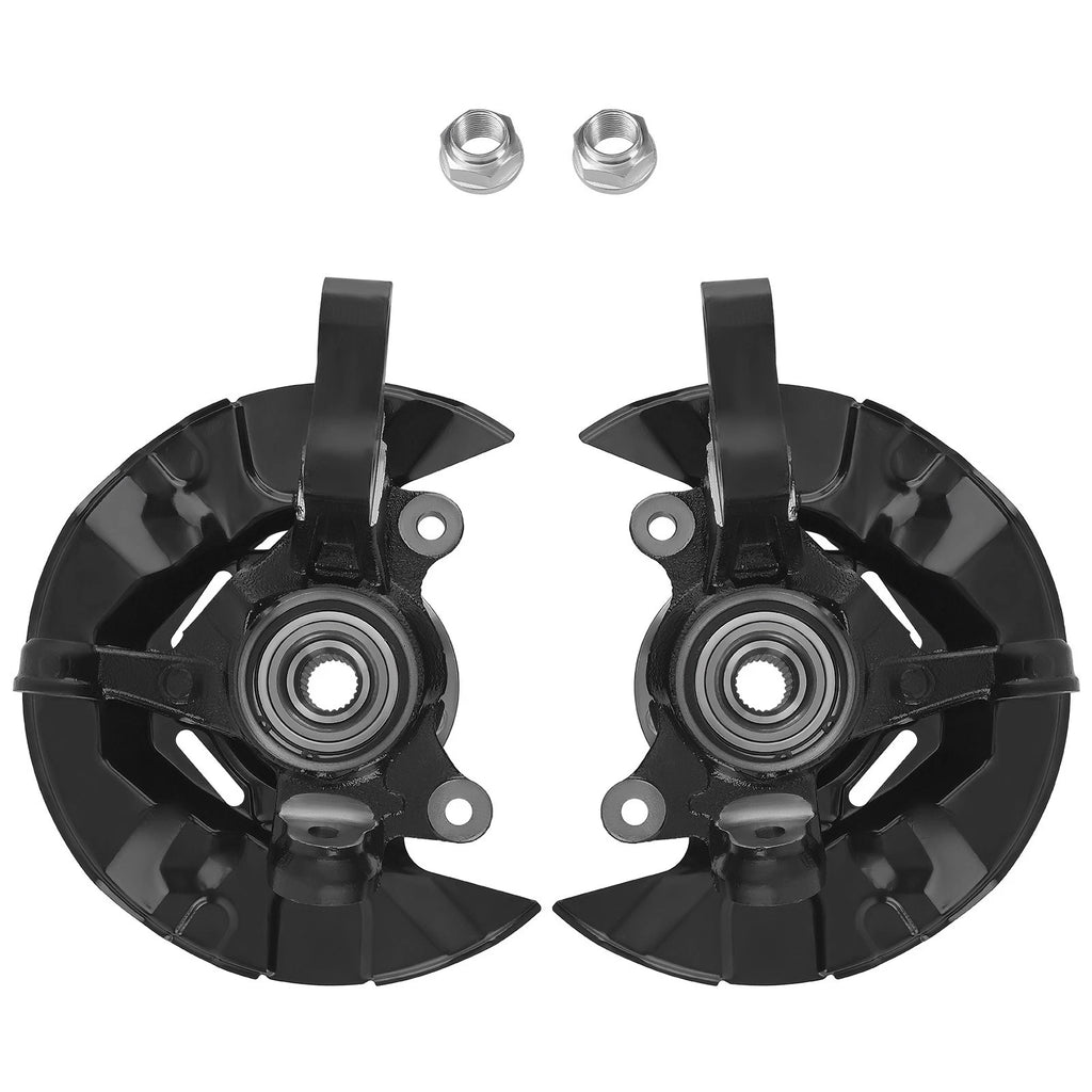 Pair Front Wheel Bearing & Hub Assembly with Knuckle for Toyota Matrix (2003–2013)