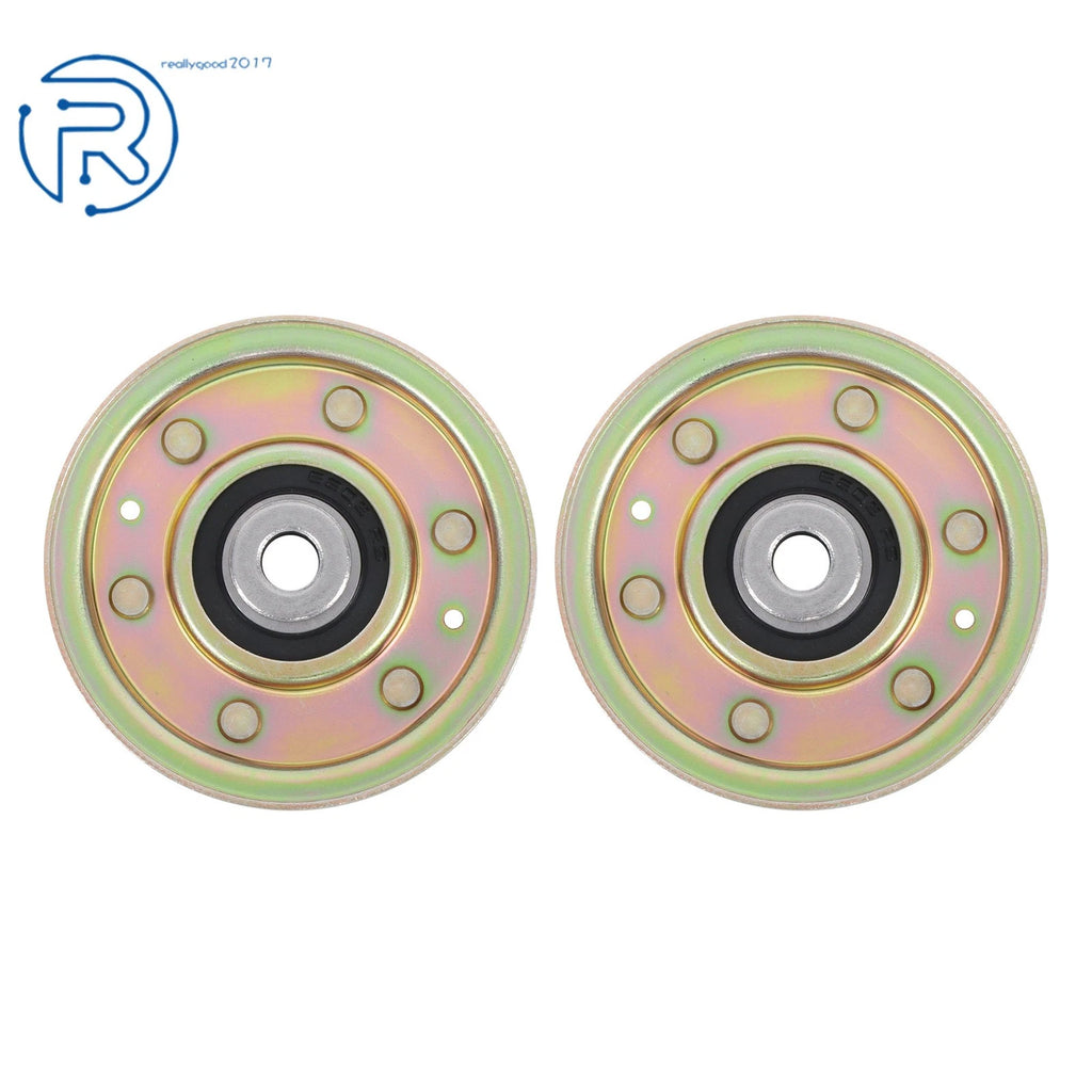 Set of 2 Flat Idler Pulleys for MTD (Year Range Not Specified)
