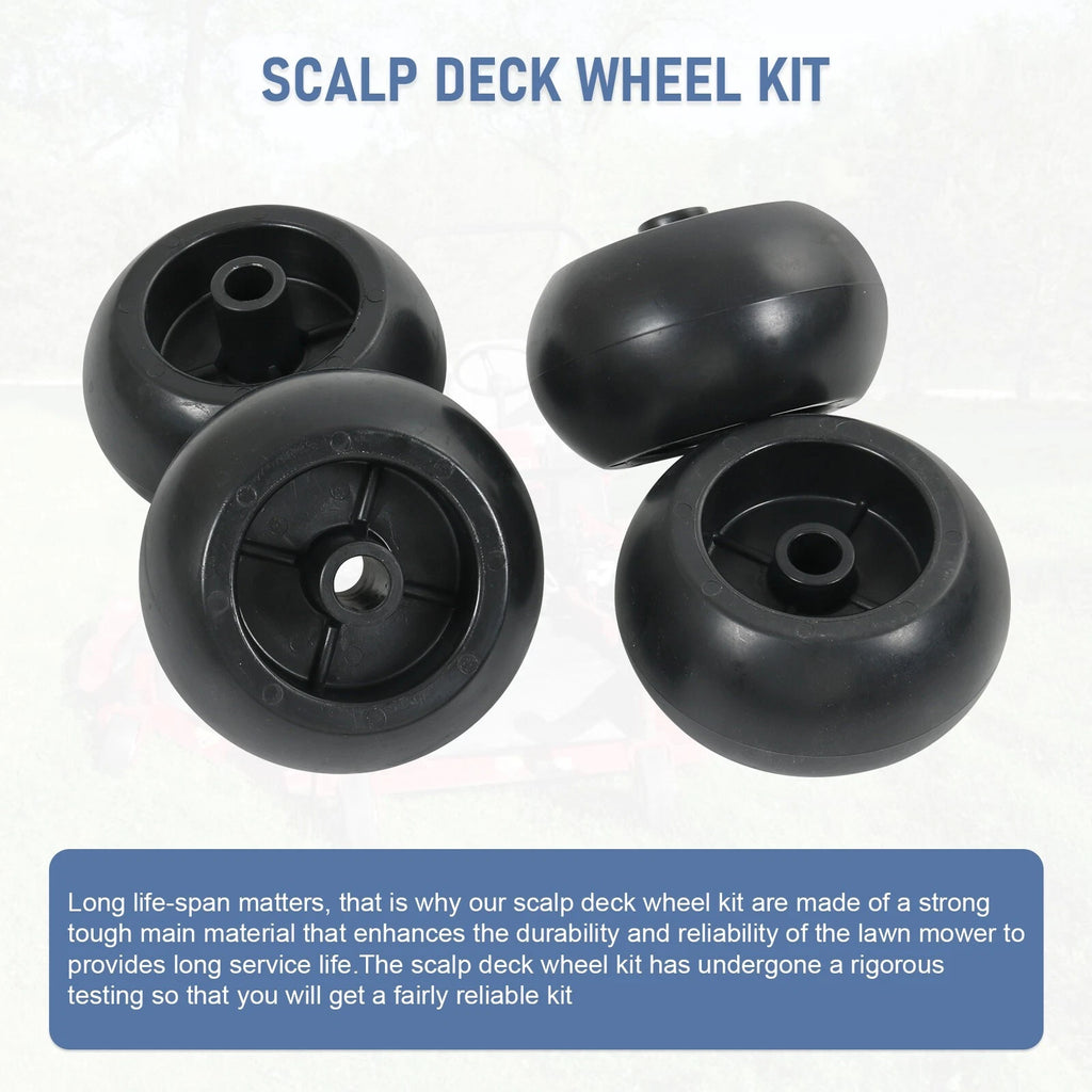 4X Deck Wheel Kit for Exmark Viking Lazer Z Toro Groundsmaster