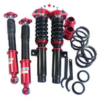 Set of 4 Adjustable Height Coilover Struts for BMW 3 Series E46 (1999-2005)