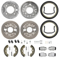 Front Brake Drum Hub Plate Shoes Kit for Honda Foreman 450 ES TRX450FE (1998–2001)