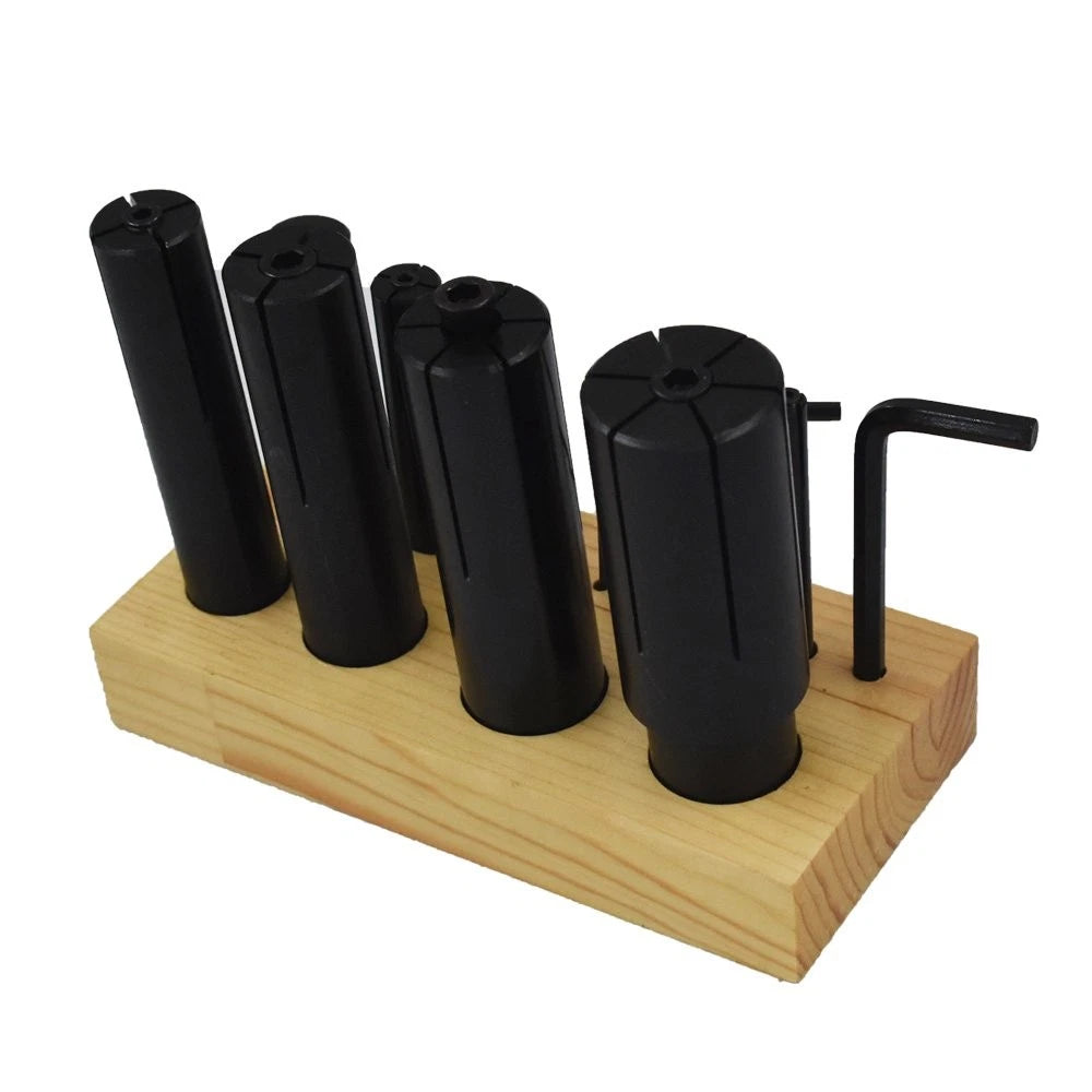Set of 8 Expanding Arbors Mandrels 1/4" to 1-1/4" for Lathe Milling
