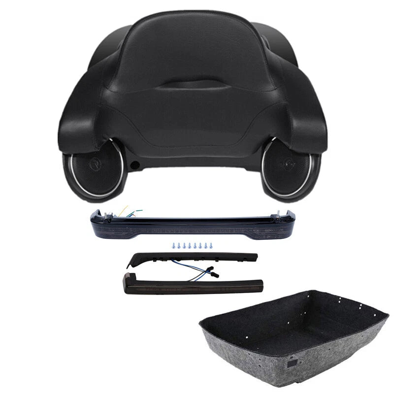King trunk backrest light speakers for Harley Touring Street Glide (2014–2026)