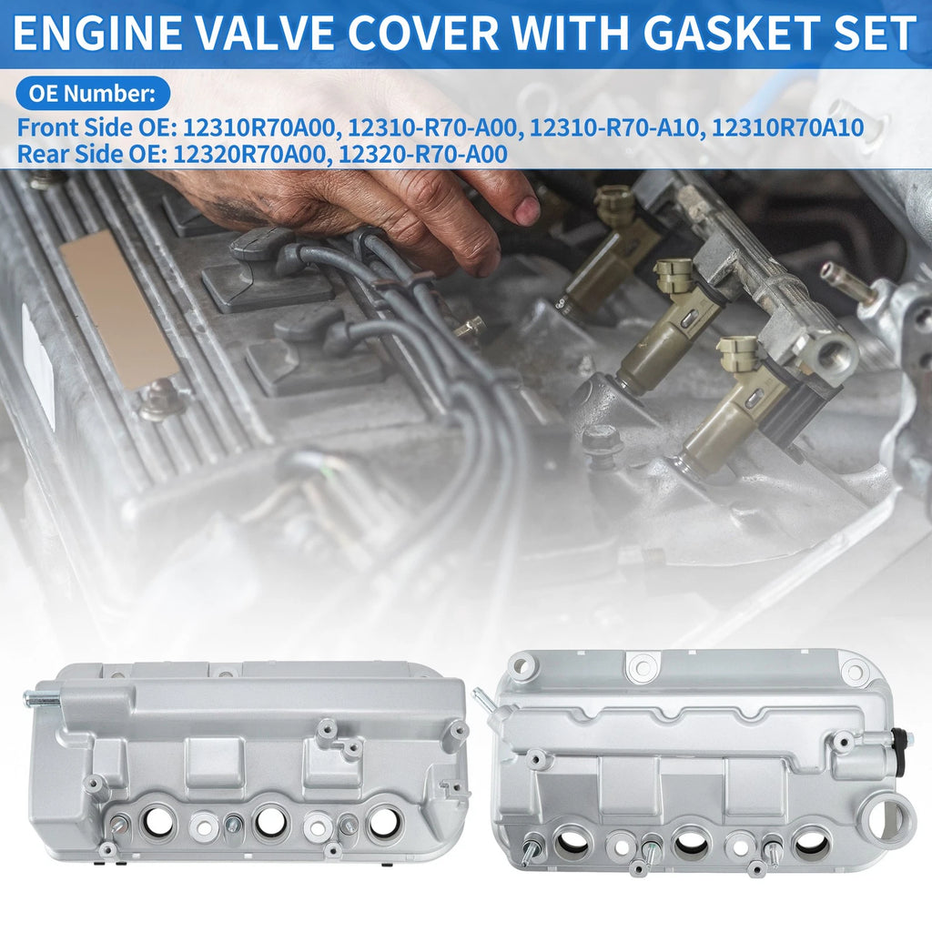 Engine Valve Cover for Honda Accord 3.5L V6 (2008–2012) 12310R70A00 12320R70A00
