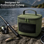 Waterproof Nylon Fishing Tackle Bag 18x18x14.5cm