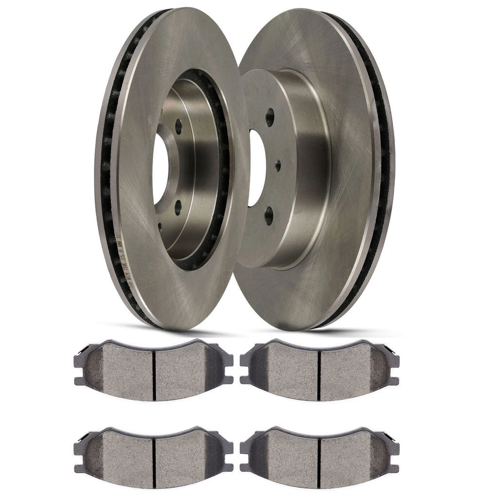 Front Brake Pads and Rotors for Saturn SL SL1 (1991–2002)