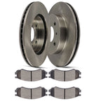 Front Brake Pads and Rotors for Saturn SL SL1 (1991–2002)
