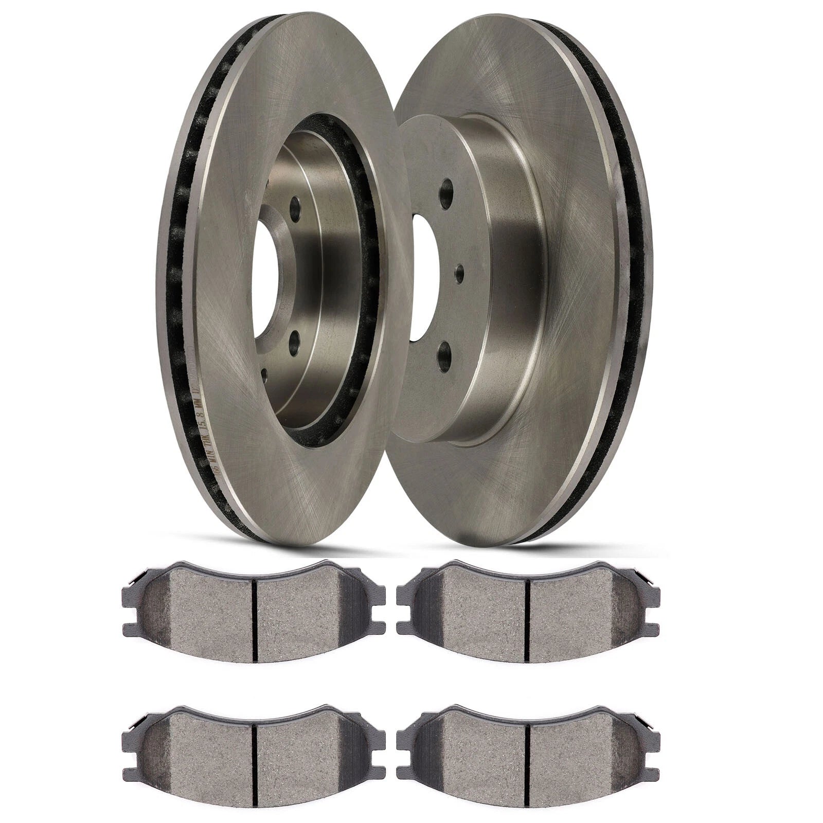Front Brake Pads and Rotors for Saturn SL SL1 (1991–2002)