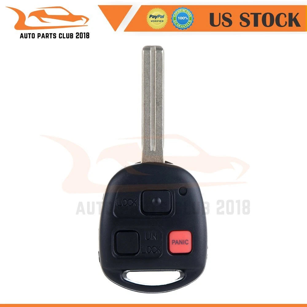 Key Entry Remote Fob for Toyota Land Cruiser (1998–2002) 3 Buttons