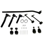 Set of 10 Ball Joints and Tie Rods for Jeep Wrangler (2007–2018)