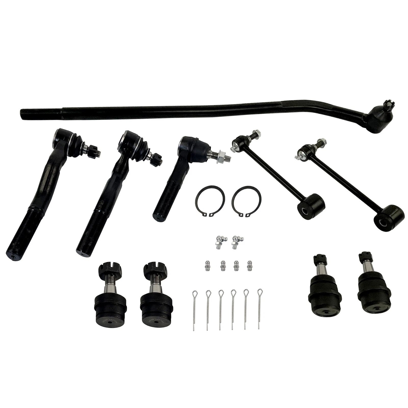 Set of 10 Ball Joints and Tie Rods for Jeep Wrangler (2007–2018)
