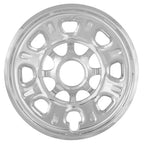 18 Inch 8 Lug Chrome Wheel Skins Hub Caps for Chevy Silverado 2500 HD (2011–2016)