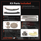 9x Timing Chain Kit for Ford Escape Fusion Lincoln MKZ (2010–2019)