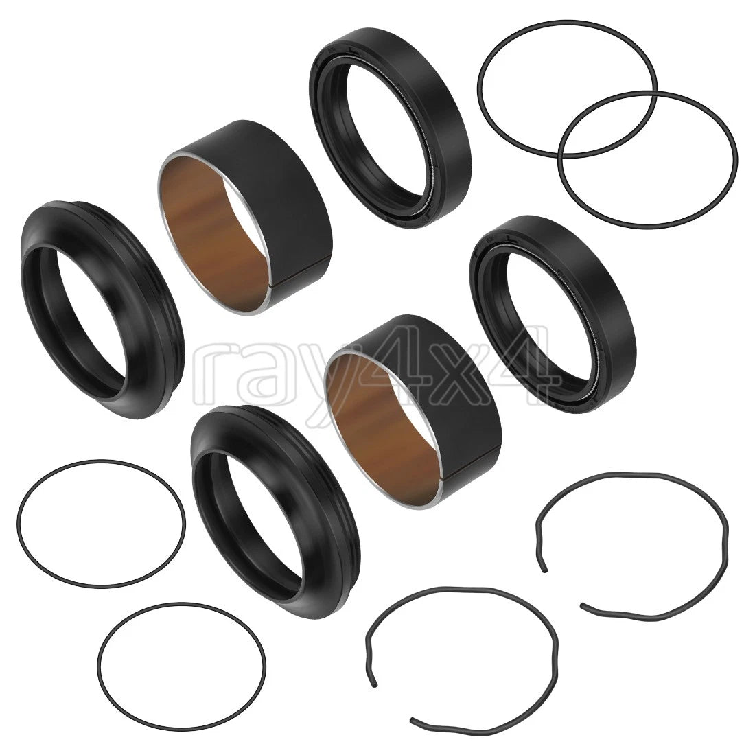 Front Fork Dust, Bushing & Oil Seal Kit for Suzuki GSX-R1000 (2009–2024)