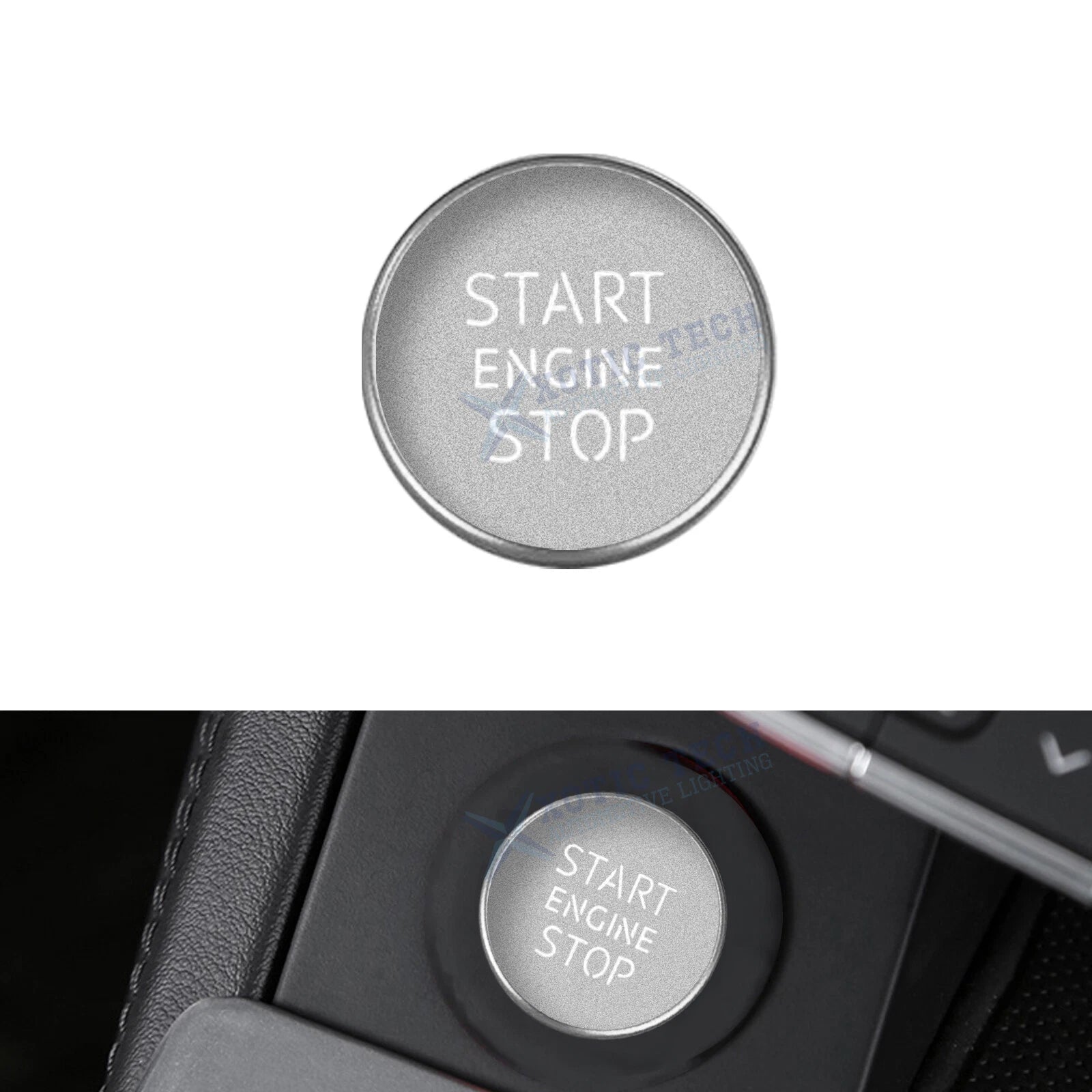 Keyless Engine Push Start Button Cover Trim for Audi A4 A5 (2009–)