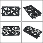 Dual Radiator Condenser Cooling Fan Assembly for Chevrolet Silverado 1500