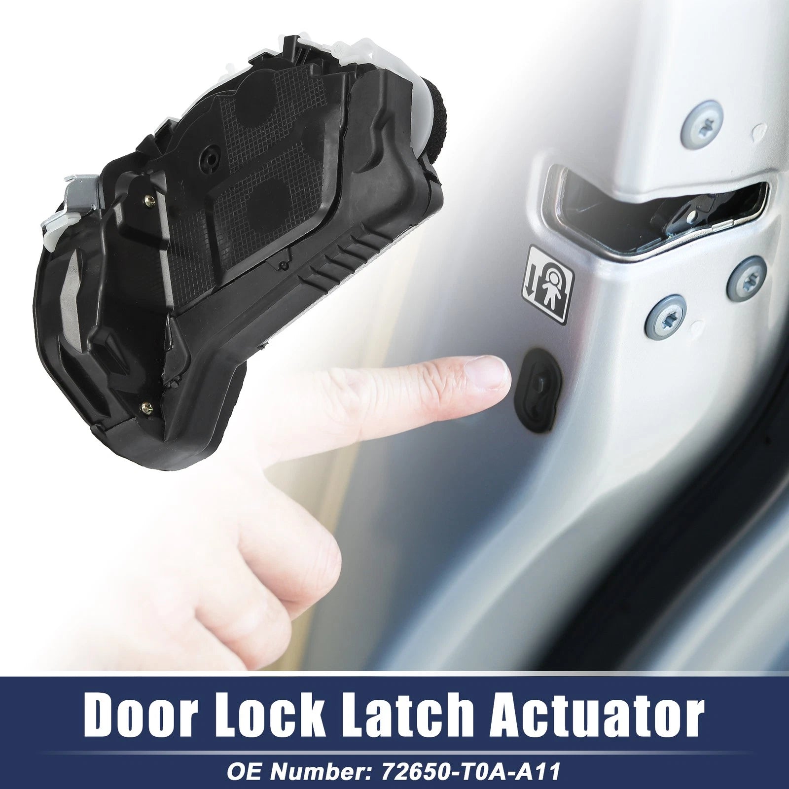 Rear Left Door Lock Latch Actuator 72650-T0A-A11 for Honda Accord (2013–2017)