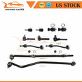 11pc Front Tie Rod End Suspension Kit for Jeep TJ & Wrangler (1997–2006)