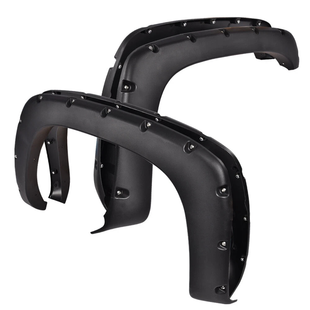 Pocket Rivet Bolt-On Fender Flares for Chevy Silverado GMC Sierra (1999–2006)