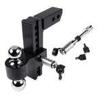 Aluminum Tow Hitch for 2" and 2-5/16" Balls (Universal Fit)
