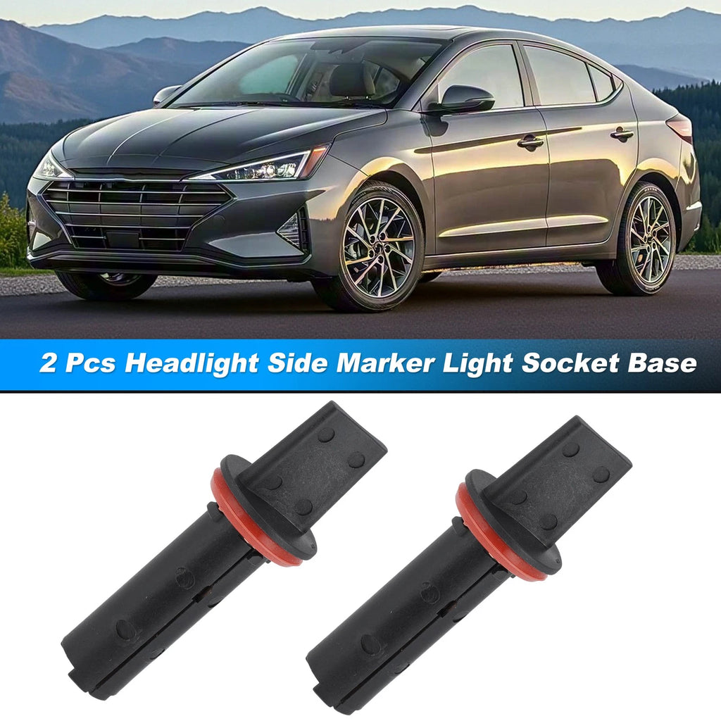 2X Headlight Side Marker Light Bulb Socket Base for Hyundai Elantra Santa Fe (2011–2018)