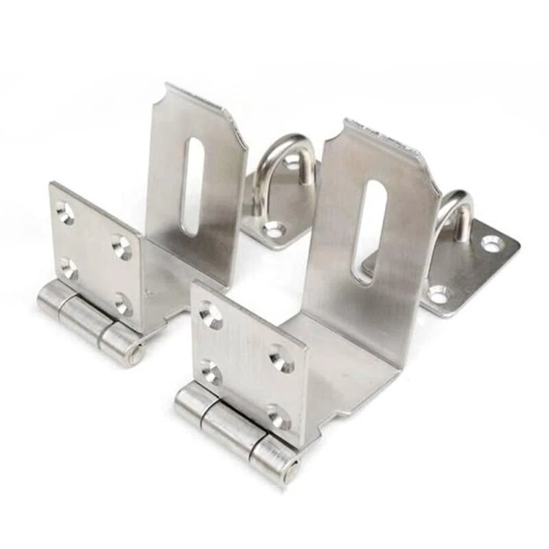 Padlock Clasp Shed Door Lock for S/M (Stainless Steel)