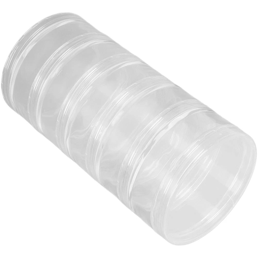5 Layer Stackable Bead Jar with Multiple Compartments for Craft Use