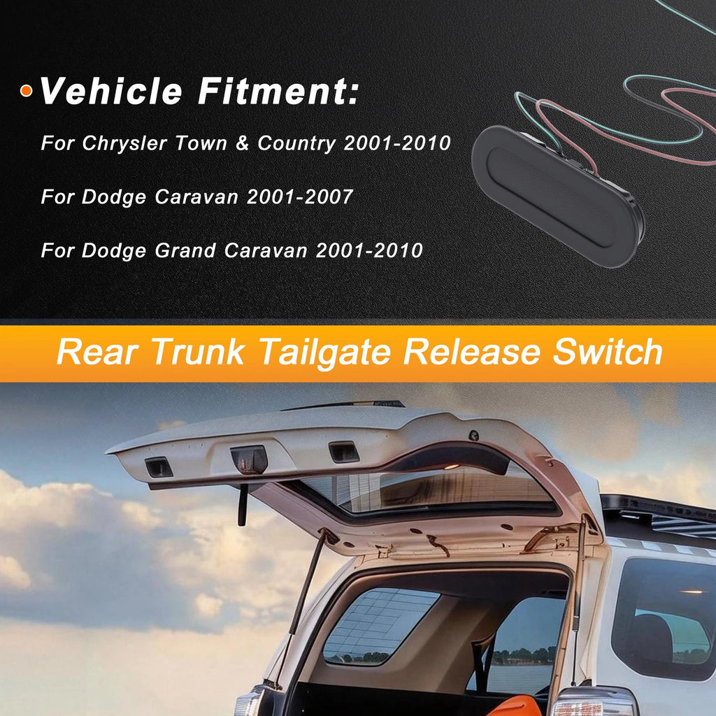 Tailgate Trunk Release Switch for Chrysler Town & Country (2001–2010) No.901470