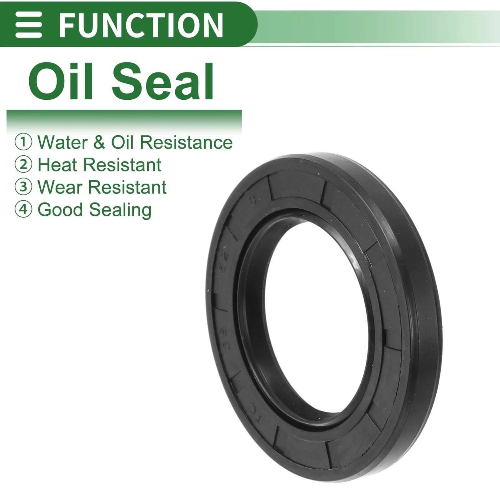 Set of 5 Oil Seal Rotary Shaft Seal NBR Rubber 38x62x8mm