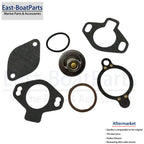Thermostat Kit 140°F 60°C for Mercruiser 175 185 205 225 228 230 BBL GM 807252T4