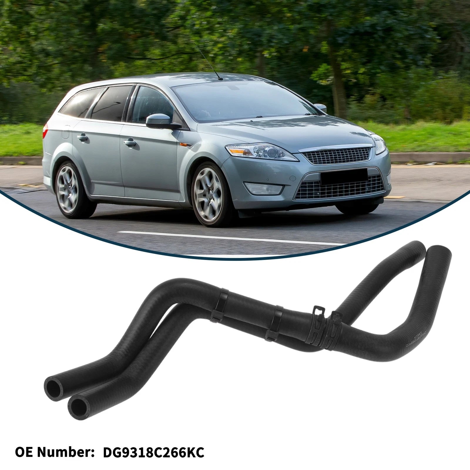 Radiator Hose No.DG9318C266KC for Ford Mondeo (2017–2025) Rubber