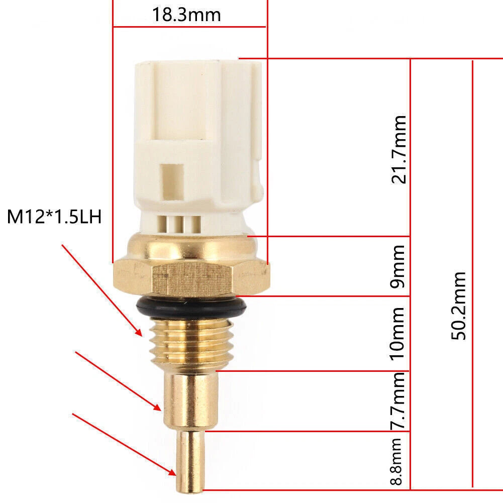 Copper Water Temperature Sensor for Toyota Corolla, Matrix, Lexus IS250, LS600hL (2003–2015)