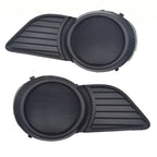 Black Front Bumper Fog Light Covers for Toyota Sienna (2011-2017)