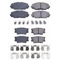PowerStop 2X Front Rear Carbon Fiber Ceramic Brake Pads Kit for HS250h RAV4 (2010–2012)
