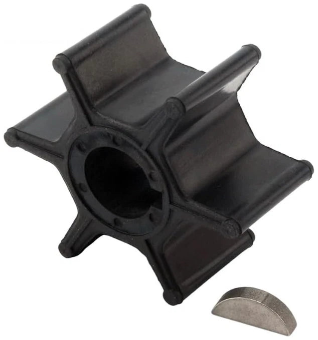 Water Pump Impeller with Key for Suzuki 2 Stroke 75-85 HP Outboard (17461-95300)