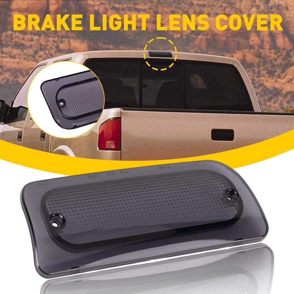 3rd Brake Light Lens Smoked for Chevy S10 GMC Sonoma (1994–2004)