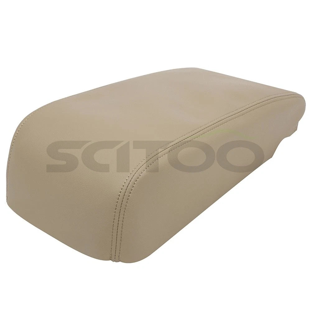 Beige Leather Center Console Armrest Cover for Toyota Avalon (2005–2012)