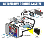 Coolant Radiator Reservoir Tank 17137647283 with Cap & Sensor for BMW (2019)
