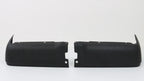 Pair Rear Bumper Ends for Ford F150 (2009–2014) Primered Steel Black