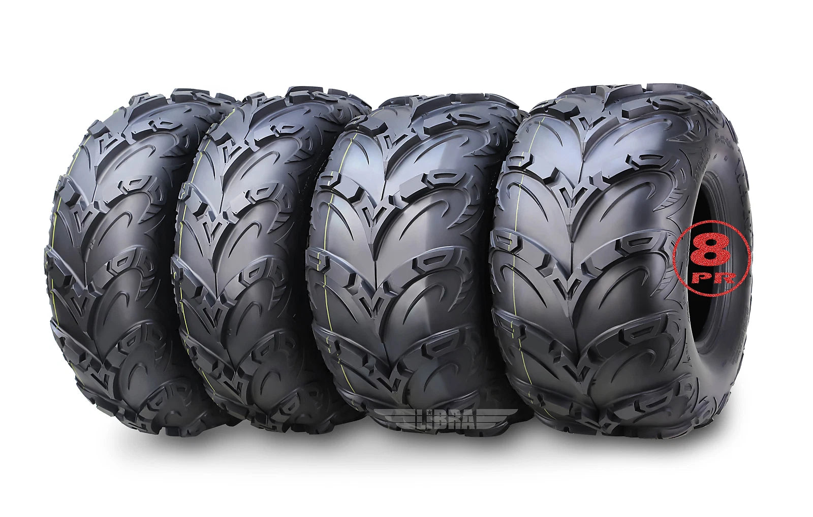 Set of 2 WANDA 8 Ply ATV Tires 22x7-11 22x10-9 for Honda Recon Suzuki Ozark (2000–2023)
