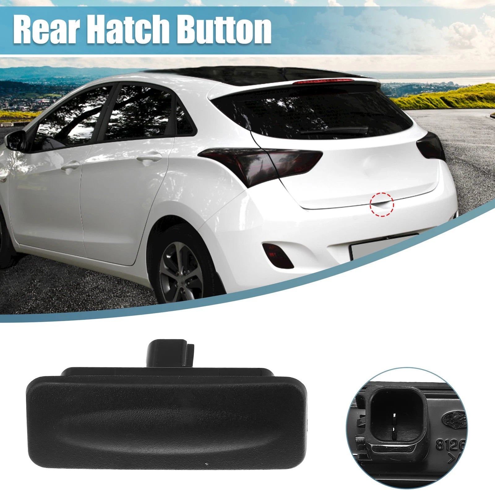 Rear Trunk Tailgate Handle Release Switch for Hyundai (2011–2017) 81260A5000